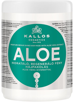 Maska do włosów Kallos KJMN Aloe regenerująco-nawilżająca 1000 ml (5998889511685)