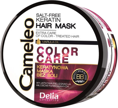 Maska Delia Cosmetics Cameleo Color Care keratynowa do włosów farbowanych 200 ml (5901350435892)