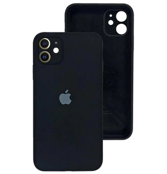 Чехол Fiji Silicone Case Full Camera для Apple iPhone 11 бампер накладка с защитой камеры Black