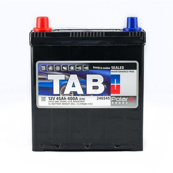 Батарея аккумуляторная Tab Polar S 12В 45Ач 400A(EN) L+(246545) пр-во TAB