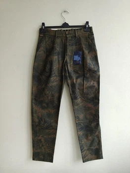 Мужские штаны Loose Tapered Fit Scotch&Soda 29/32 Зелёный с тропичным принтом