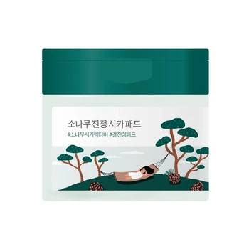Успокаивающие пилинг-педы с экстрактом игл сосны ROUND LAB Pine Calming Cica Pad, 50 шт
