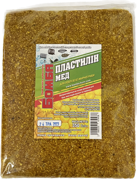 Пластилин "Бомба" з смаком мед 350г