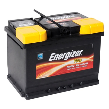 Батарея акумуляторна Energizer Plus 12В 60Ач 540A(EN) R+(560408054) пр-во ENERGIZER