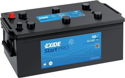 Аккумуляторная батарея 140Ah/800A (513x189x223/+L) StartPro(EG1403) пр-во EXIDE