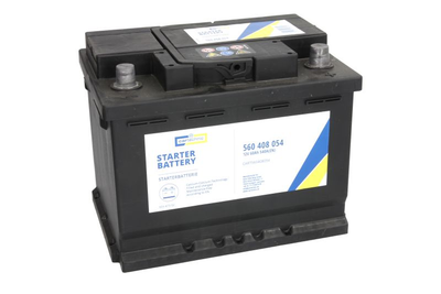 Аккумулятор 12В 60Ач/540A ULTRA POWER (P+ стандартные клеммы) 242x175x190 B13 - флянец 10.5 мм (пуск)(CART560408054) пр-во CARTECHNIC