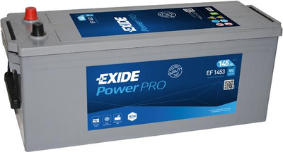 Акумуляторна батарея 145Аг/900A (513x189x223/+L/B00/B0) PowerPro(EF1453) вир-во EXIDE