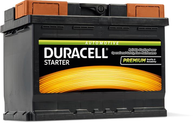 Батарея аккумуляторная Duracell Starter 12В 62Ач 510А(EN) R+(DS62) пр-во DURACELL