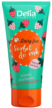 Сорбет для рук Delia Cosmetics Dairy Fun Суниця 50 мл (5906750800943)