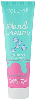 Krem do rąk Vollare Cosmetics Hand Cream nawilżający z kwasem hialuronowym 100 ml (5902026645126)
