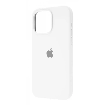 Чехол силиконовый Epic Premium Silicone Case Full Cover для Apple iPhone 15 Pro Max White