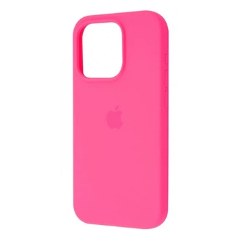 Чехол силиконовый Epic Premium Silicone Case Full Cover для Apple iPhone 15 Pro Bright Pink