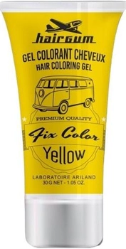 Farba kremowa bez utleniacza do włosów Hairgum Fix Color Gel Colorant Yellow 30 g (3426354085413)