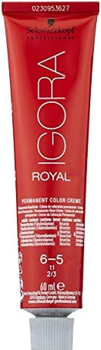 Farba kremowa do włosów z utleniaczem Schwarzkopf Igora Royal 6-5 60 ml (4045787199901)