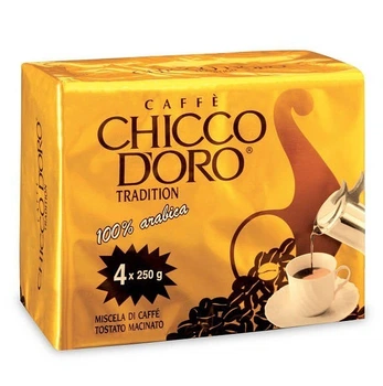Набір кофе меленої Caffe Chicco D'oro Tradition 4*250г