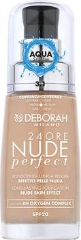 Тональна основа Deborah 24Ore Nude Perfect Foundation SPF 20 3.1 Light Gold 30 мл (8009518377019)