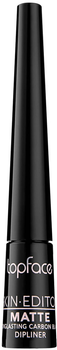 Підводка для очей Topface Skin Editor Matte з пензликом Carbon Black 2.5 мл (8681217240384)