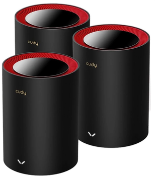 Маршрутизатор Cudy M3000 (3-Pack) (73-00510) MESH система WiFi6 / AX3000 / 1Гбіт/с