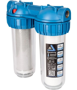 Фильтр для воды Aquastrong MP2-10334, 2 колбы 10", резьба 3/4"
