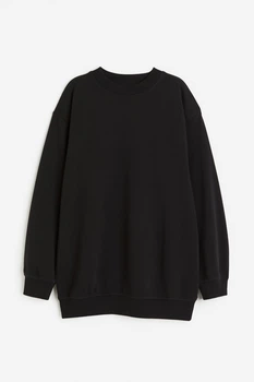 Свитшот оверсайз черный H&M 146-152см (400094615)
