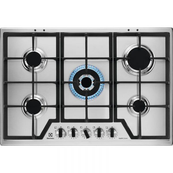 Варильна поверхня Electrolux газова, 75см, чавун, нерж kgs75362xx