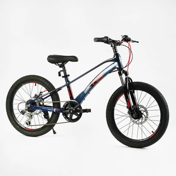 Дитячий спортивний велосипед 20" дюймів Corso «F35» MG-20563 магнієва рама, Shimano Revoshift 7 швидкостей, зібраний на 75%