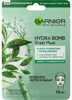 Maska do twarzy Garnier Hydra Bomb nawilżająca 28 g (3600542385329)