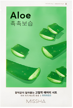 Маска для обличчя Missha Airy Fit Sheet Mask Aloe 19 мл (8809581454743)