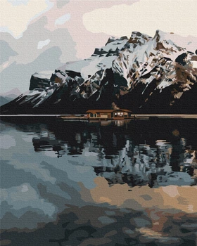 Картина по номерам "Домик в горах" Brushme 40x50 см (tvo0007695)