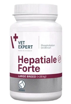 Пищевая добавка для собак Vet Expert Hepatiale Forte Large Breed для защиты и поддержки печени, 40 таб