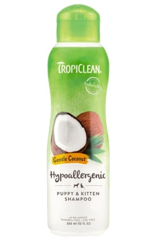 Гипоаллергенный шампунь для котят и щенков TropiClean Gentle Coconut (Кокос) 355 (мл)