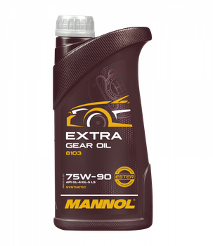 Трансмиссионное масло Mannol 8103 EXTRA GEAR OIL 75W-90 GL-4 / GL-5 LS 1л