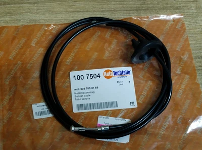 Трос капота AUTOTECHTEILE 100 7504 MERCEDES VITO 03 ->