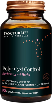 Харчова добавка Doctor Life Poly-Cyst Control 90 капсул (5905692385112)