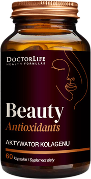 Харчова добавка Doctor Life Beauty Antioxidants Активатор колагену 60 капсул (5903317644200)