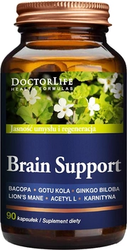 Харчова добавка Doctor Life Brain Support 90 капсул (5906874819234)