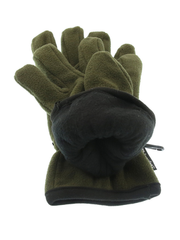 Тактичні рукавички флісові двошарові Олива L