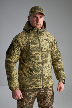 Зимняя тактическая куртка Level 7 "Лёгкий Щит Пиксель MM14" XL