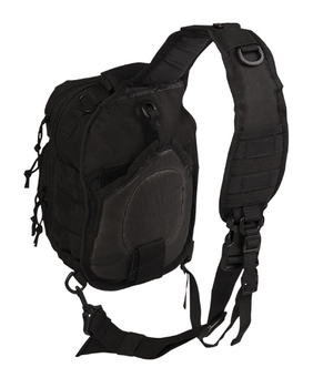 Рюкзак однолямковий Чорний Mil-Tec One Strap Assault Pack SM Schwarz (14059102-9)