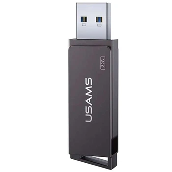 Флеш накопитель USAMS US-ZB195 USB3.0 Rotatable High Speed Flash Drive 32 Gb (Iron-grey) (156155)