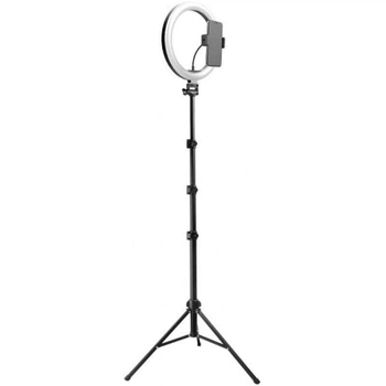 Кольцевая светодиодная LED-лампа с триподом и микрофоном Gelius Pro Blogger Set GP-BS002 (Черный) Epik (134735)