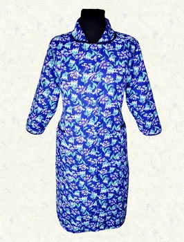 Халат жіночий фланелевий на ґудзиках Model-FP/4 р.54-2XL