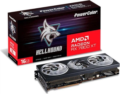 Відеокарта PowerColor RX 7800 XT 16GB GDDR6 Hellhound (RX 7800 XT 16G-L/OC)