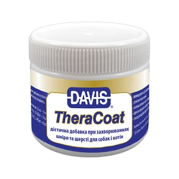 Дієтична добавка для шерсті собак і котів Davis TheraCoat 75 г (2100058062017)