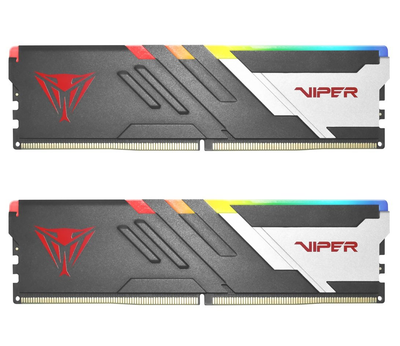 Оперативна пам'ять Patriot Venom RGB 16Gb x 2 (32Gb Kit) DDR5, 6400 MHz, Black (PVVR532G640C32K)