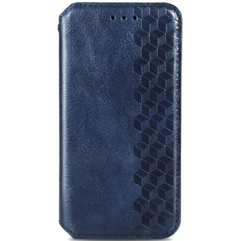 Кожаный чехол книжка GETMAN Cubic (PU) для Xiaomi Poco X3 NFC / Poco X3 Pro Blue