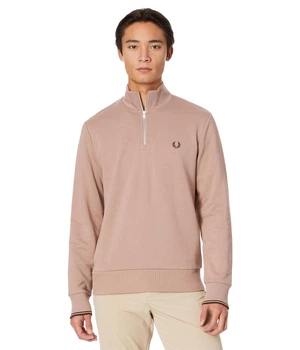 Толстовка Fred Perry 1/2 Zip Sweat Dark Pink, L (48) (11895623)