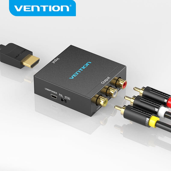 Конвертер-переходник из HDMI в AV / 3RCA (тюльпаны)