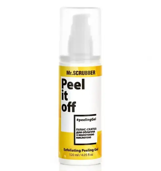 Пілінг — скатка для обличчя з молочною кислотою peel it off Exfoliating Peeling Gel Mr.SCRUBBER