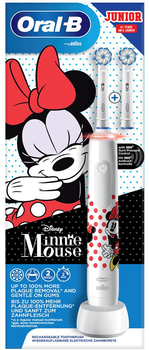 Електрична зубна щітка Oral-B Pro 3 Junior Minnie Sens (8006540760703)